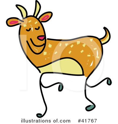 Royalty-Free (RF) Deer Clipart Illustration by Prawny - Stock Sample #41767