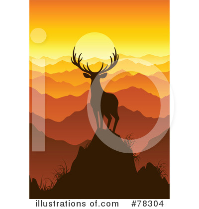 Royalty-Free (RF) Deer Clipart Illustration by elena - Stock Sample #78304