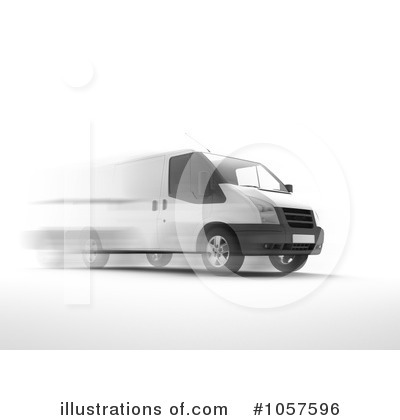Box Van Clipart #1057596 by chrisroll