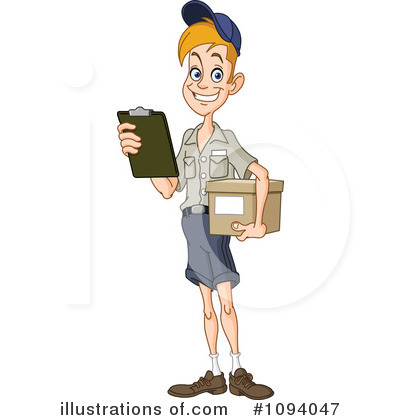 Royalty-Free (RF) Delivery Clipart Illustration by yayayoyo - Stock Sample #1094047