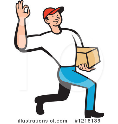 Royalty-Free (RF) Delivery Clipart Illustration by patrimonio - Stock Sample #1218136