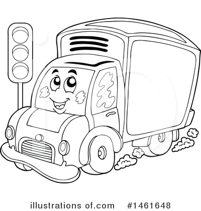 Royalty-Free (RF) Delivery Clipart Illustration by visekart - Stock Sample #1461648