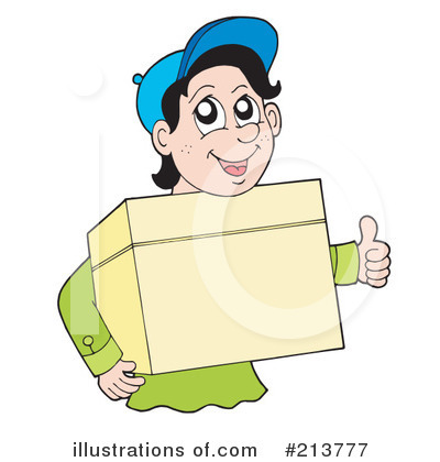 Royalty-Free (RF) Delivery Clipart Illustration by visekart - Stock Sample #213777