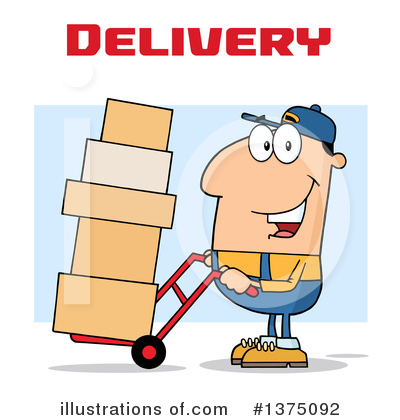 Delivery Clipart #1375092 by Hit Toon