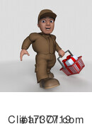 Delivery Man Clipart #1737719 by KJ Pargeter