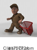 Delivery Man Clipart #1737724 by KJ Pargeter