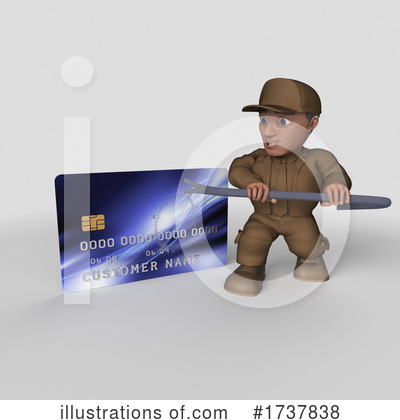Royalty-Free (RF) Delivery Man Clipart Illustration by KJ Pargeter - Stock Sample #1737838