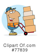 Delivery Man Clipart #77839 by Hit Toon