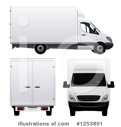 Moving Van Clipart #1253801 by vectorace