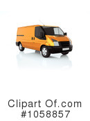 Delivery Van Clipart #1058857 by chrisroll