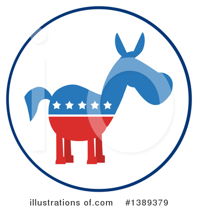 Donkey Clipart #1389379 by Hit Toon