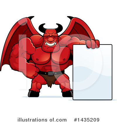 Royalty-Free (RF) Demon Clipart Illustration by Cory Thoman - Stock Sample #1435209