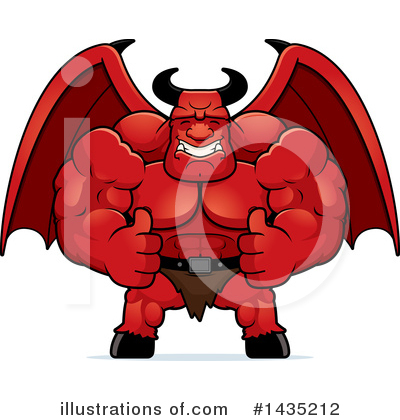 Royalty-Free (RF) Demon Clipart Illustration by Cory Thoman - Stock Sample #1435212