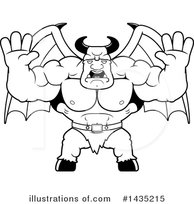Royalty-Free (RF) Demon Clipart Illustration by Cory Thoman - Stock Sample #1435215