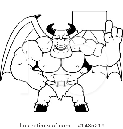 Royalty-Free (RF) Demon Clipart Illustration by Cory Thoman - Stock Sample #1435219