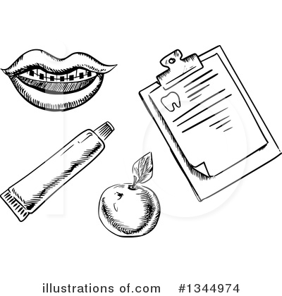 Royalty-Free (RF) Dental Clipart Illustration by Vector Tradition SM - Stock Sample #1344974