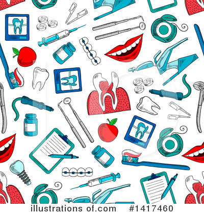 Royalty-Free (RF) Dental Clipart Illustration by Vector Tradition SM - Stock Sample #1417460