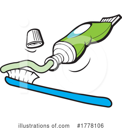 Tooth Paste Clipart #1778106 by Johnny Sajem