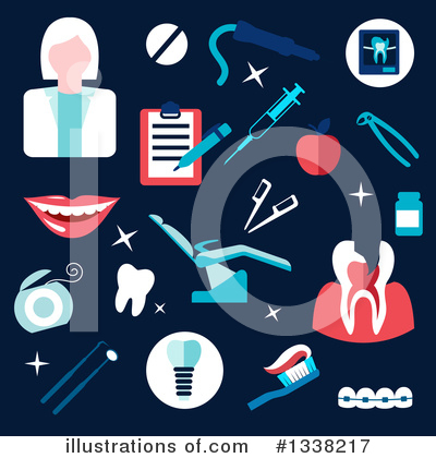 Royalty-Free (RF) Dentist Clipart Illustration by Vector Tradition SM - Stock Sample #1338217