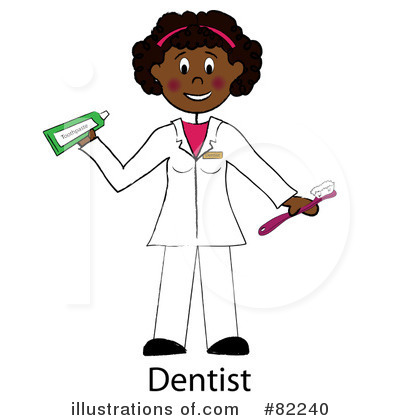 Royalty-Free (RF) Dentist Clipart Illustration by Pams Clipart - Stock Sample #82240