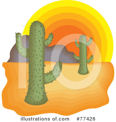 Royalty-Free (RF) Desert Clipart Illustration by Prawny - Stock Sample #77426