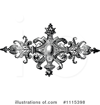 Royalty-Free (RF) Design Element Clipart Illustration by Prawny Vintage - Stock Sample #1115398