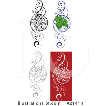 Royalty-Free (RF) Design Elements Clipart Illustration by Paulo Resende - Stock Sample #21414