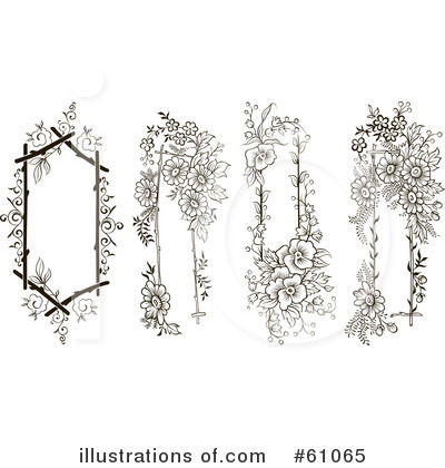 Royalty-Free (RF) Design Elements Clipart Illustration by pauloribau - Stock Sample #61065