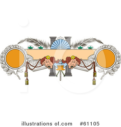 Royalty-Free (RF) Design Elements Clipart Illustration by pauloribau - Stock Sample #61105