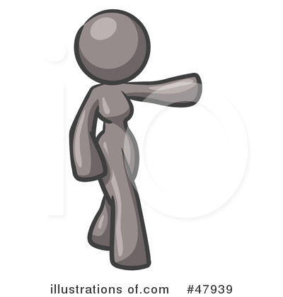 Gray Design Mascot Clipart #47939 by Leo Blanchette