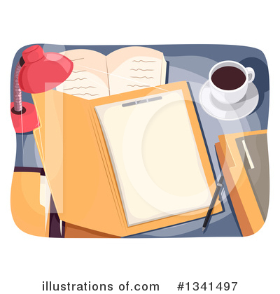 Royalty-Free (RF) Desk Clipart Illustration by BNP Design Studio - Stock Sample #1341497