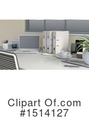 Desk Clipart #1514127 by KJ Pargeter