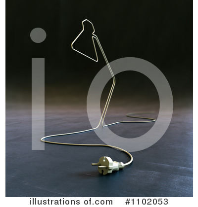 Royalty-Free (RF) Desk Lamp Clipart Illustration by Mopic - Stock Sample #1102053