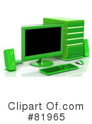 Desktop Computer Clipart #81965 by Tonis Pan