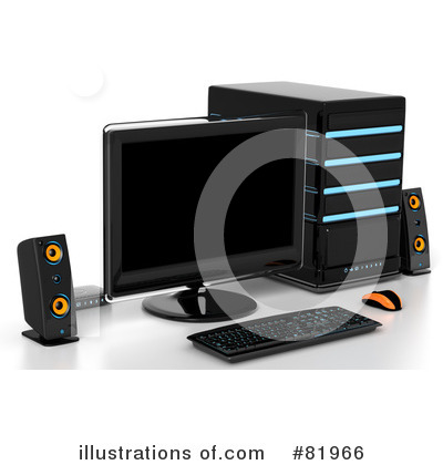 Desktop Computer Clipart #81966 by Tonis Pan