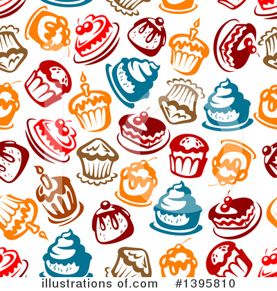 Royalty-Free (RF) Dessert Clipart Illustration by Vector Tradition SM - Stock Sample #1395810