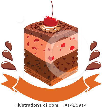 Royalty-Free (RF) Dessert Clipart Illustration by Vector Tradition SM - Stock Sample #1425914