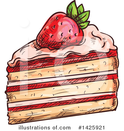 Royalty-Free (RF) Dessert Clipart Illustration by Vector Tradition SM - Stock Sample #1425921