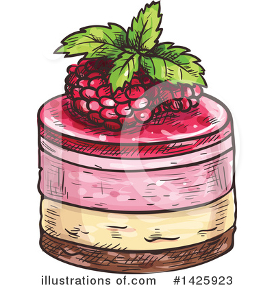 Royalty-Free (RF) Dessert Clipart Illustration by Vector Tradition SM - Stock Sample #1425923