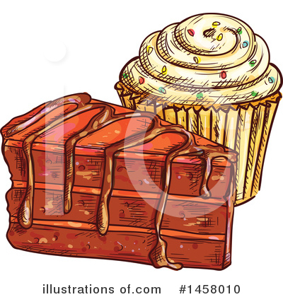 Royalty-Free (RF) Dessert Clipart Illustration by Vector Tradition SM - Stock Sample #1458010