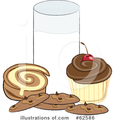 Cupcakes Clipart #62586 by Pams Clipart