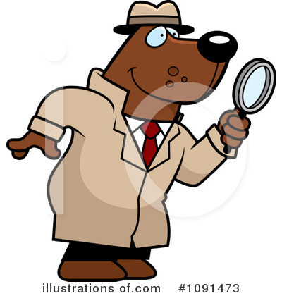 Royalty-Free (RF) Detective Clipart Illustration by Cory Thoman - Stock Sample #1091473