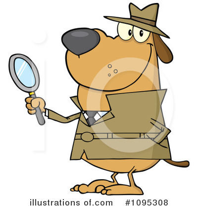 Detective Clipart #1095308 by Hit Toon