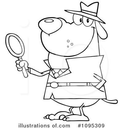 Investigator Clipart #1095309 by Hit Toon
