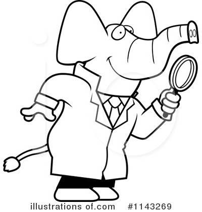 Royalty-Free (RF) Detective Clipart Illustration by Cory Thoman - Stock Sample #1143269