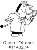 Detective Clipart #1143274 by Cory Thoman