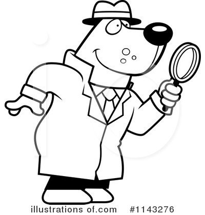 Royalty-Free (RF) Detective Clipart Illustration by Cory Thoman - Stock Sample #1143276