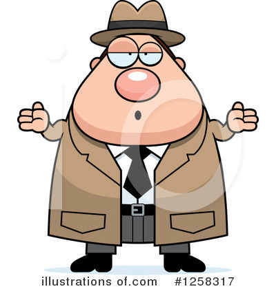 Royalty-Free (RF) Detective Clipart Illustration by Cory Thoman - Stock Sample #1258317