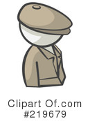 Detective Clipart #219679 by Leo Blanchette