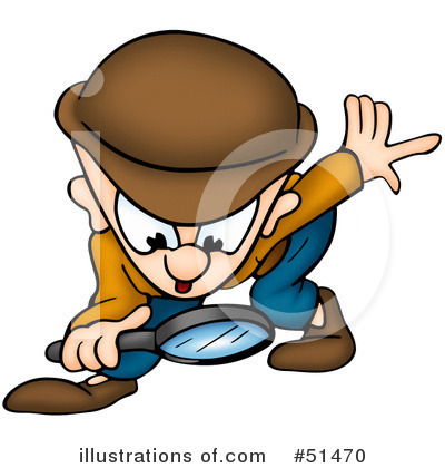 Royalty-Free (RF) Detective Clipart Illustration by dero - Stock Sample #51470